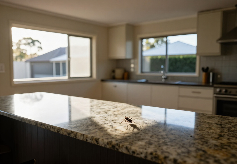 Ant-free living room in Prairiewood after treatment