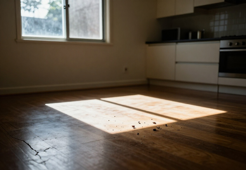 Ant trail in a Prairiewood living room before treatment